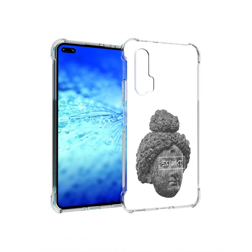 

Чехол MyPads Tocco для Huawei View 30 Pro каменное лицо девушки (PT145237.17.383), Прозрачный, Tocco