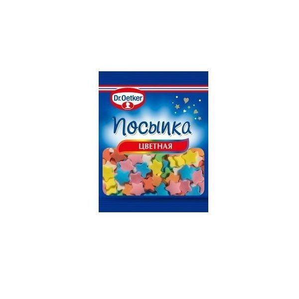 Посыпка Dr. Oetker цветная звездочки 10 г