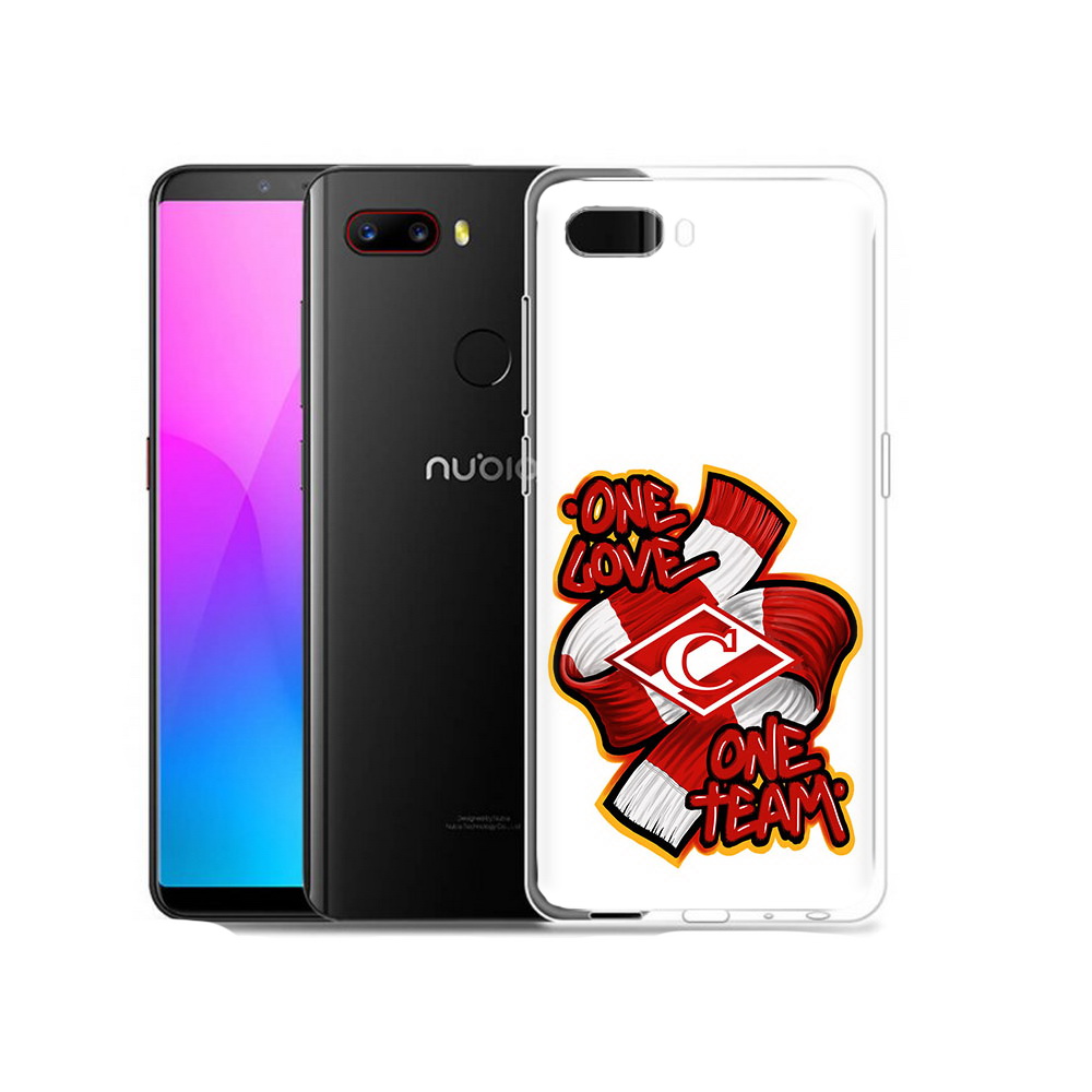 

Чехол MyPads Tocco для ZTE Nubia Z18 ФК спарак 1 любовь (PT115657.463.184), Прозрачный, Tocco