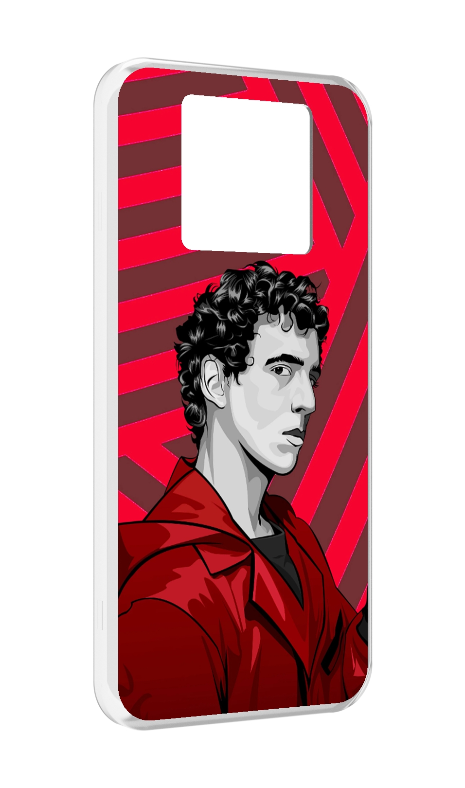 

Чехол MyPads Рио-бумажный-дом для Black Shark 3 5G / Black Shark 3S, Прозрачный, Tocco