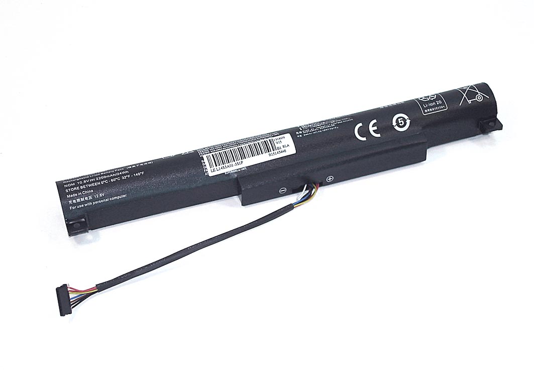 фото Аккумуляторная батарея oem для ноутбука lenovo b50 (l14s3a01) 10.8v 2200mah