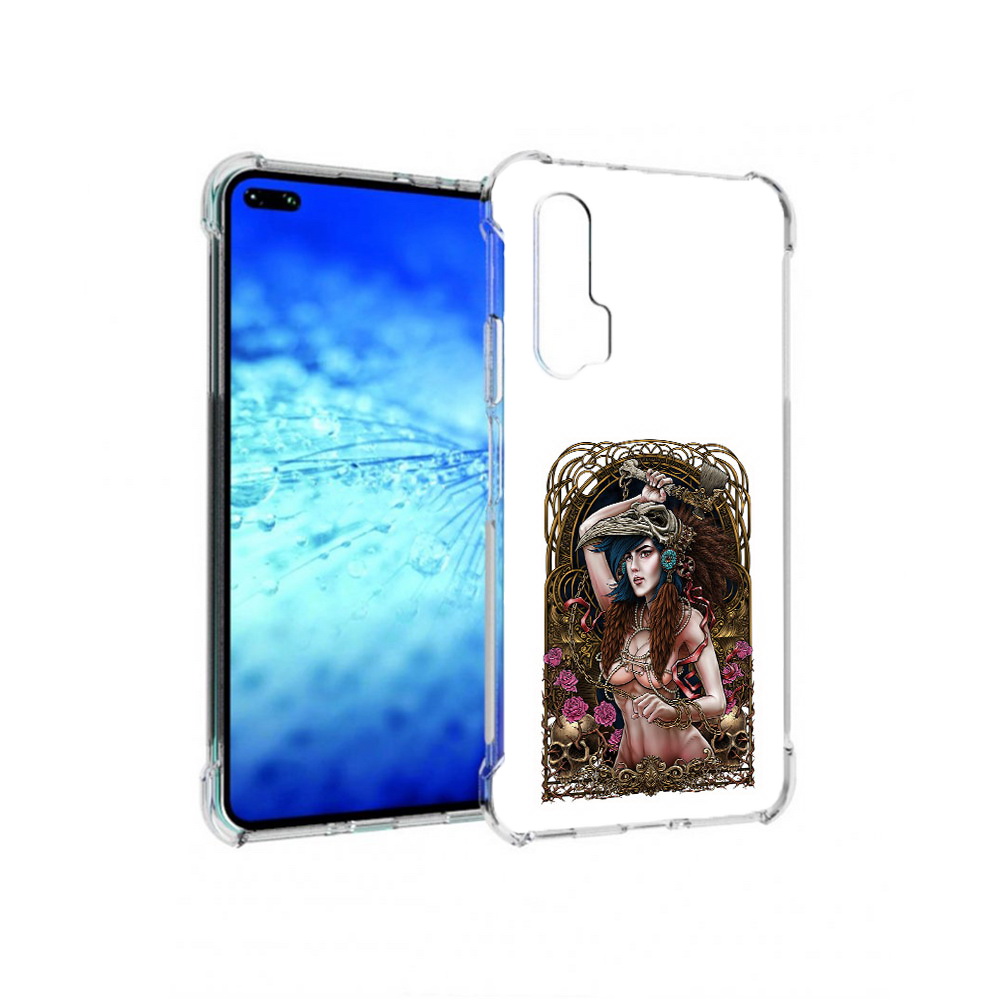 

Чехол MyPads Tocco для Huawei View 30 Pro красивая девушка рисунок (PT145237.17.407), Прозрачный, Tocco