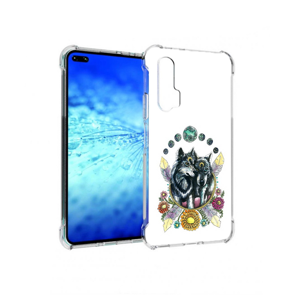 Чехол MyPads Tocco для Huawei View 30 Pro красивые волки абстракция (PT145237.17.408)