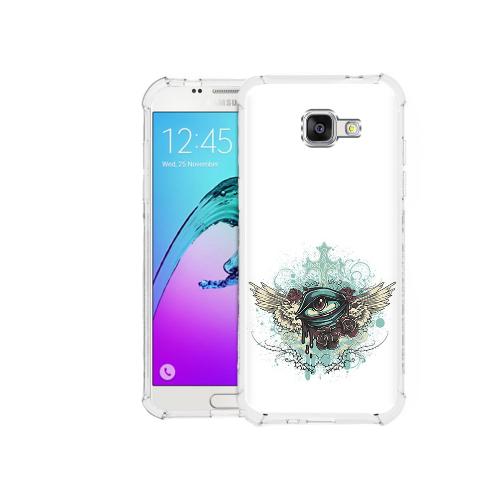 

Чехол MyPads Tocco для Samsung Galaxy A5 (2016) плачущий глаз с крыльями (PT25252.581.544), Прозрачный, Tocco