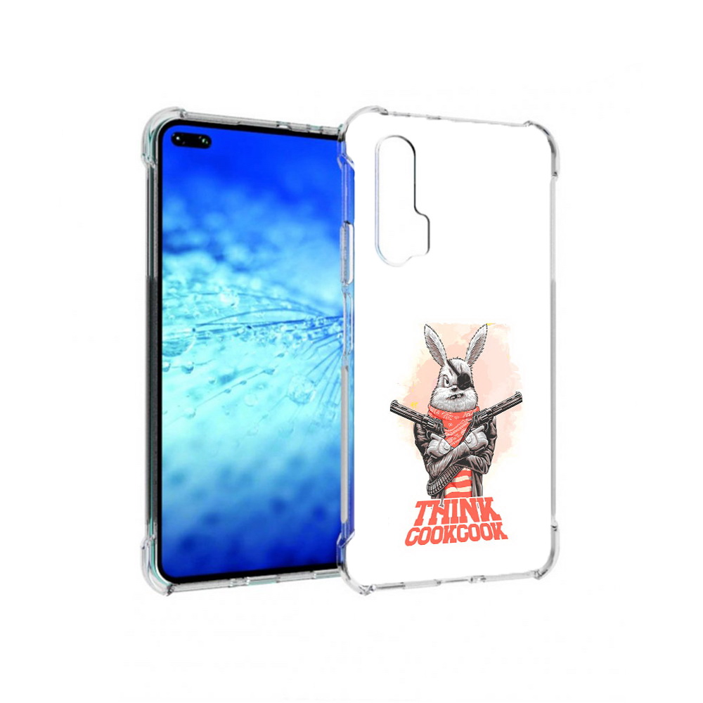 

Чехол MyPads Tocco для Huawei View 30 Pro кролик пират (PT145237.17.419), Прозрачный, Tocco
