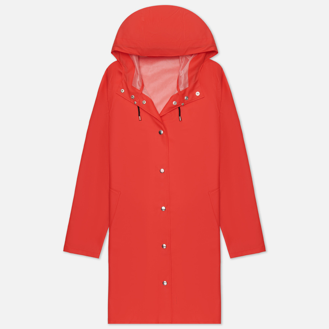 Женская куртка дождевик Stutterheim Mosebacke Lightweight красный, Размер XS