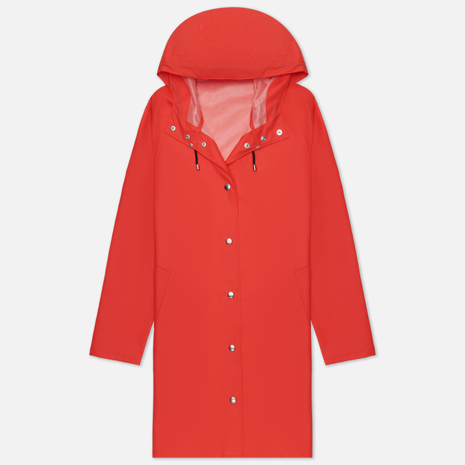 Женская куртка дождевик Stutterheim Mosebacke Lightweight красный, Размер S