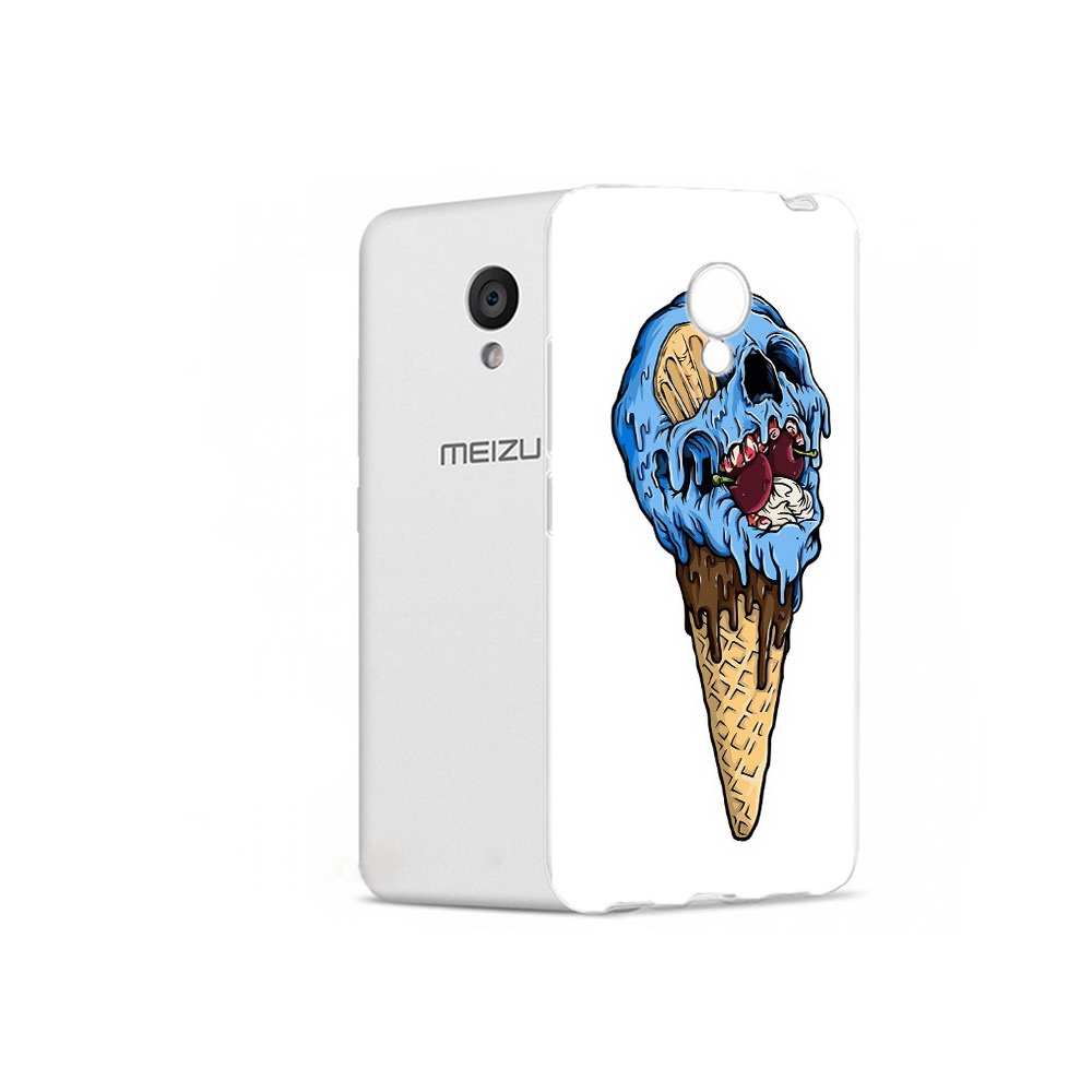 

Чехол MyPads Tocco для Meizu M5 мороженное череп (PT62224.82.484), Прозрачный, Tocco