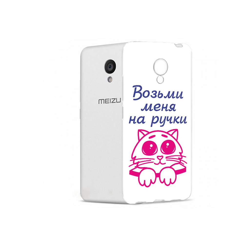

Чехол MyPads Tocco для Meizu M5 мяу (PT62224.82.491), Прозрачный, Tocco