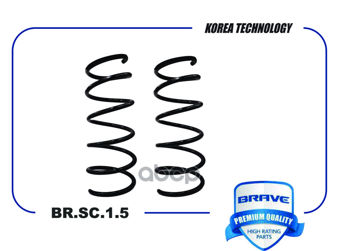 Пружина передней подвески BR.SC.1.5 540101922R RENAULT Duster 1.6 16V