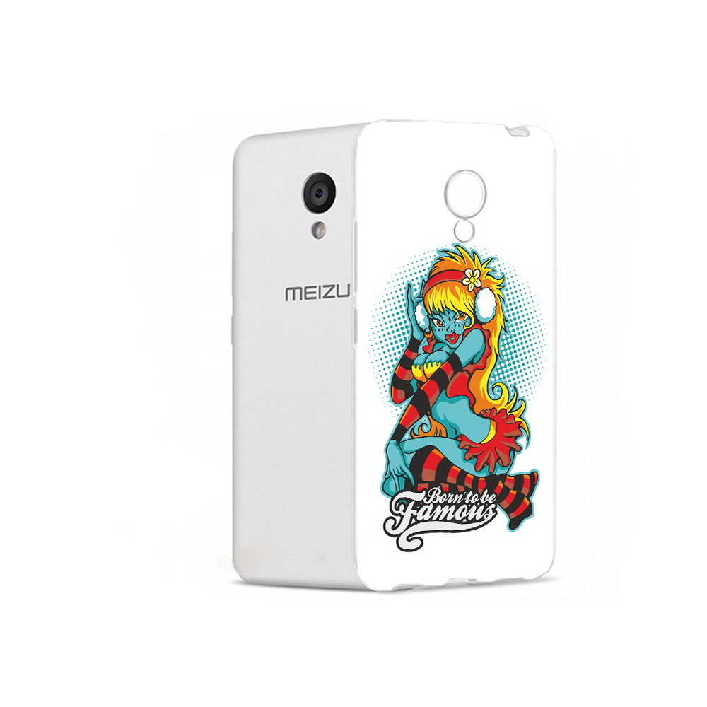 

Чехол MyPads Tocco для Meizu M5 нарисованная девушка в наушниках (PT62224.82.498), Прозрачный, Tocco
