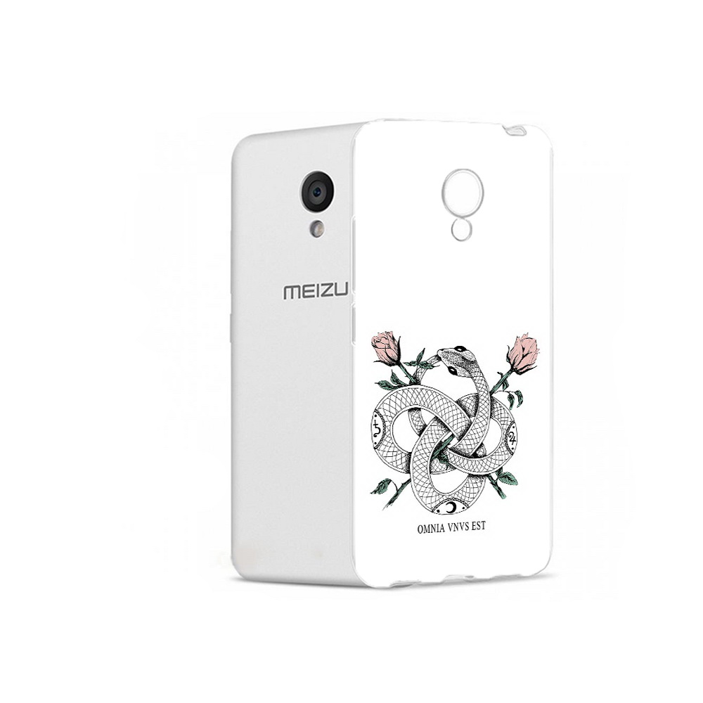 

Чехол MyPads Tocco для Meizu M5 нарисованная змея абстракция (PT62224.82.502), Прозрачный, Tocco