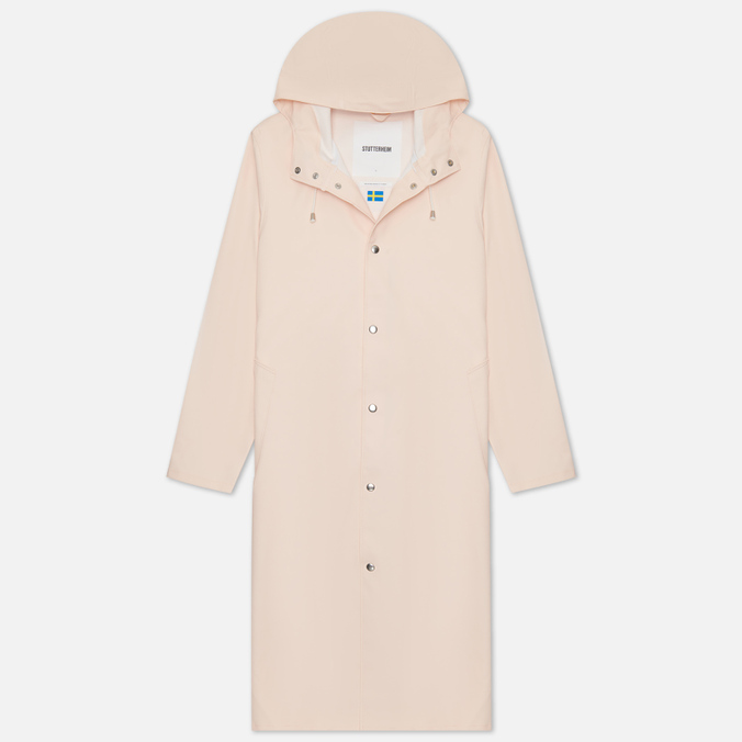 Мужская куртка дождевик Stutterheim Stockholm Long Print розовый, Размер S