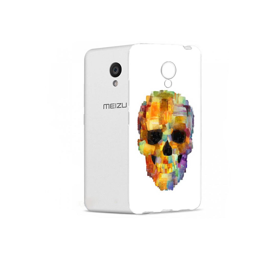 

Чехол MyPads Tocco для Meizu M5 нарисованный череп (PT62224.82.516), Прозрачный, Tocco