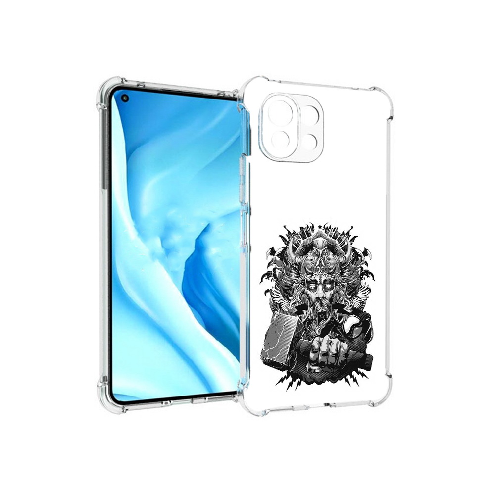 

Чехол MyPads Tocco для Xiaomi Mi 11 Lite злой тор (PT159462.256.363), Прозрачный, Tocco