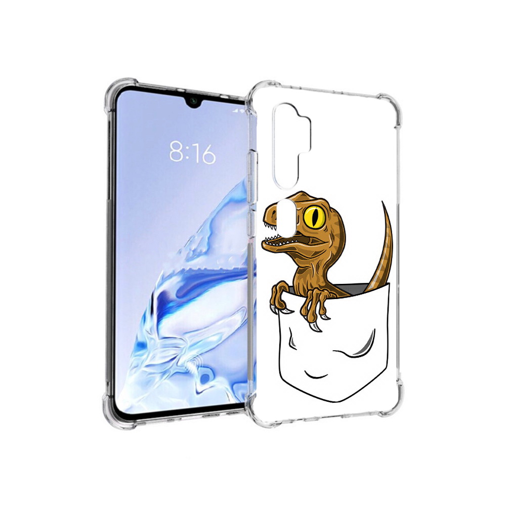 

Чехол MyPads Tocco для Xiaomi Mi Note 10 Pro динозавр в кармане (PT140314.290.327), Прозрачный, Tocco