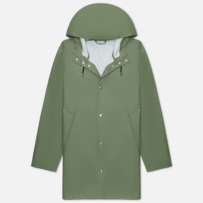 Мужская куртка дождевик Stutterheim Stockholm Lightweight зелёный, Размер S