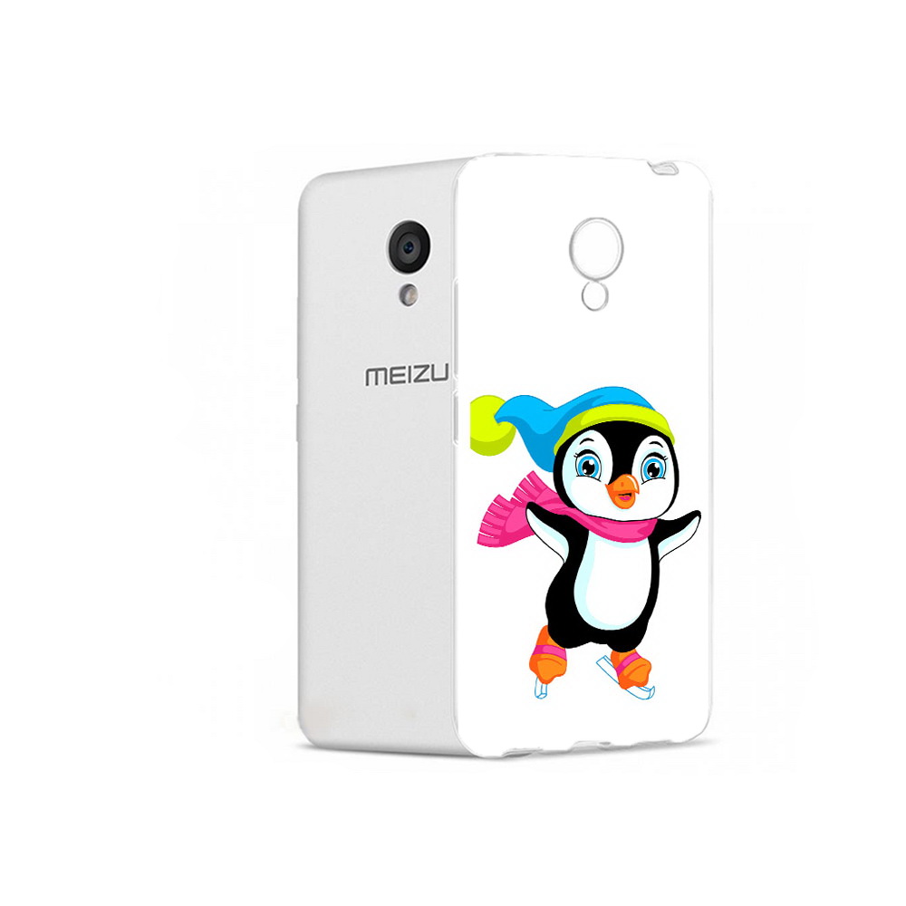 

Чехол MyPads Tocco для Meizu M5 пингвин на коньках (PT62224.82.540), Прозрачный, Tocco