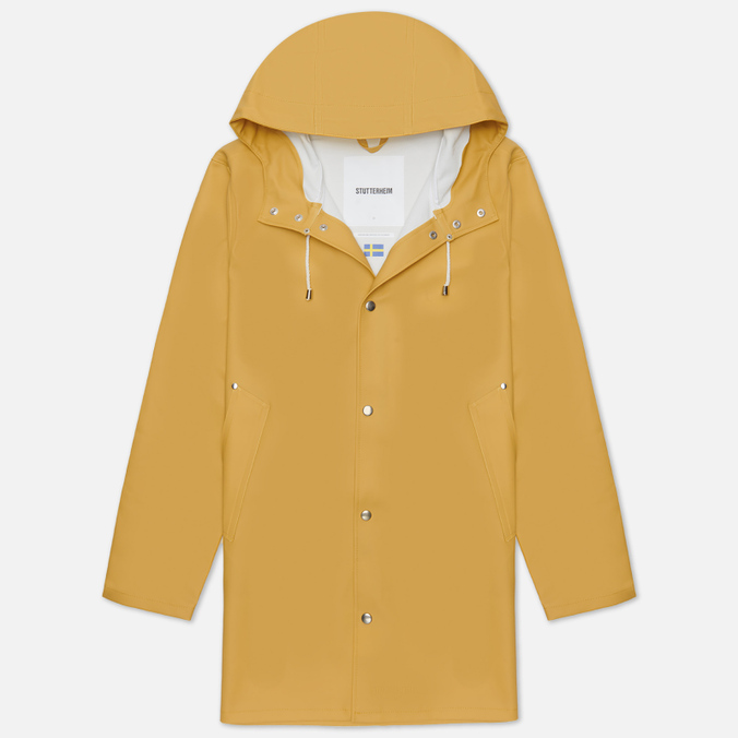Мужская куртка дождевик Stutterheim Stockholm жёлтый, Размер XL