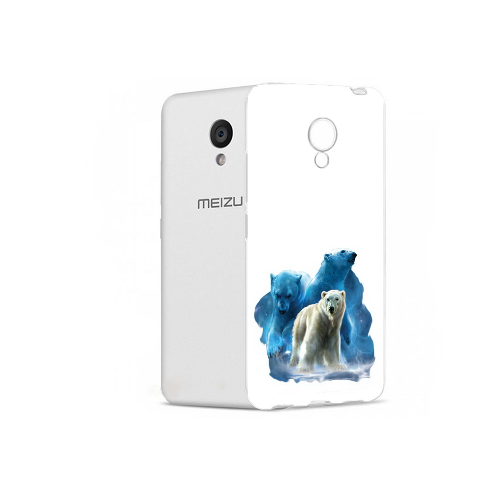

Чехол MyPads Tocco для Meizu M5 полярный медведь (PT62224.82.549), Прозрачный, Tocco