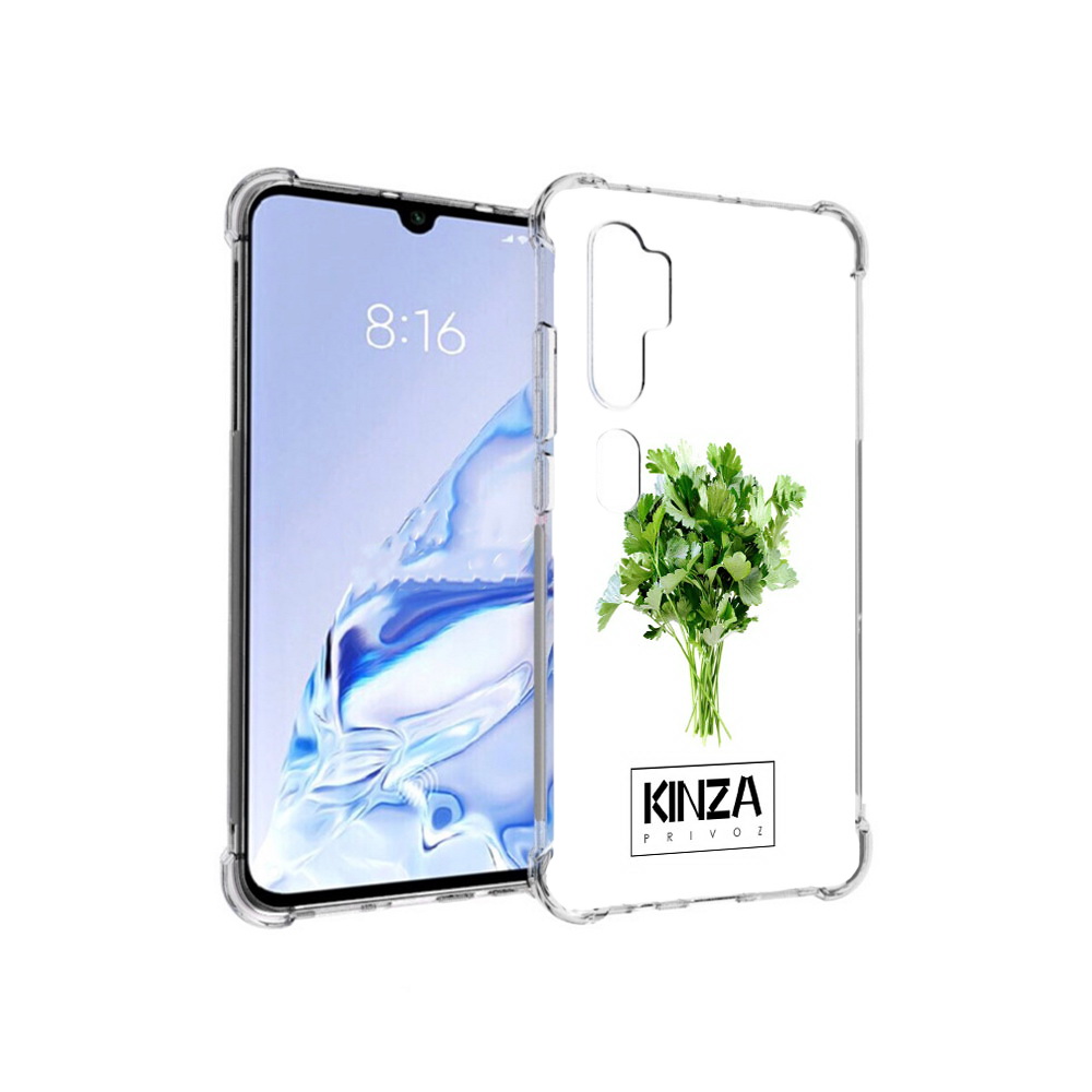 

Чехол MyPads Tocco для Xiaomi Mi Note 10 Pro Бренд Кинза (PT140314.290.35), Прозрачный, Tocco