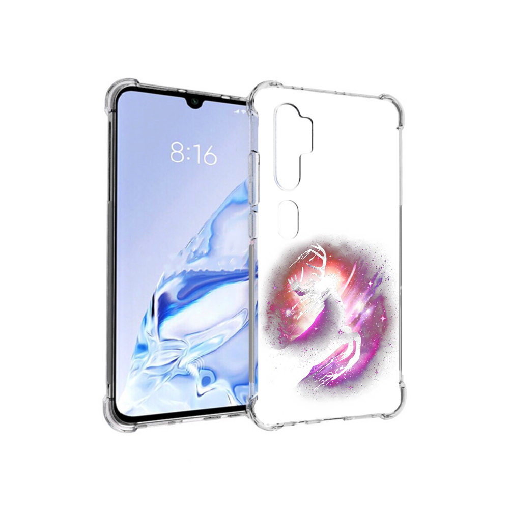 

Чехол MyPads Tocco для Xiaomi Mi Note 10 Pro звездный олень (PT140314.290.354), Прозрачный, Tocco