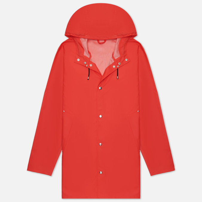 Мужская куртка дождевик Stutterheim Stockholm Lightweight красный, Размер XXL