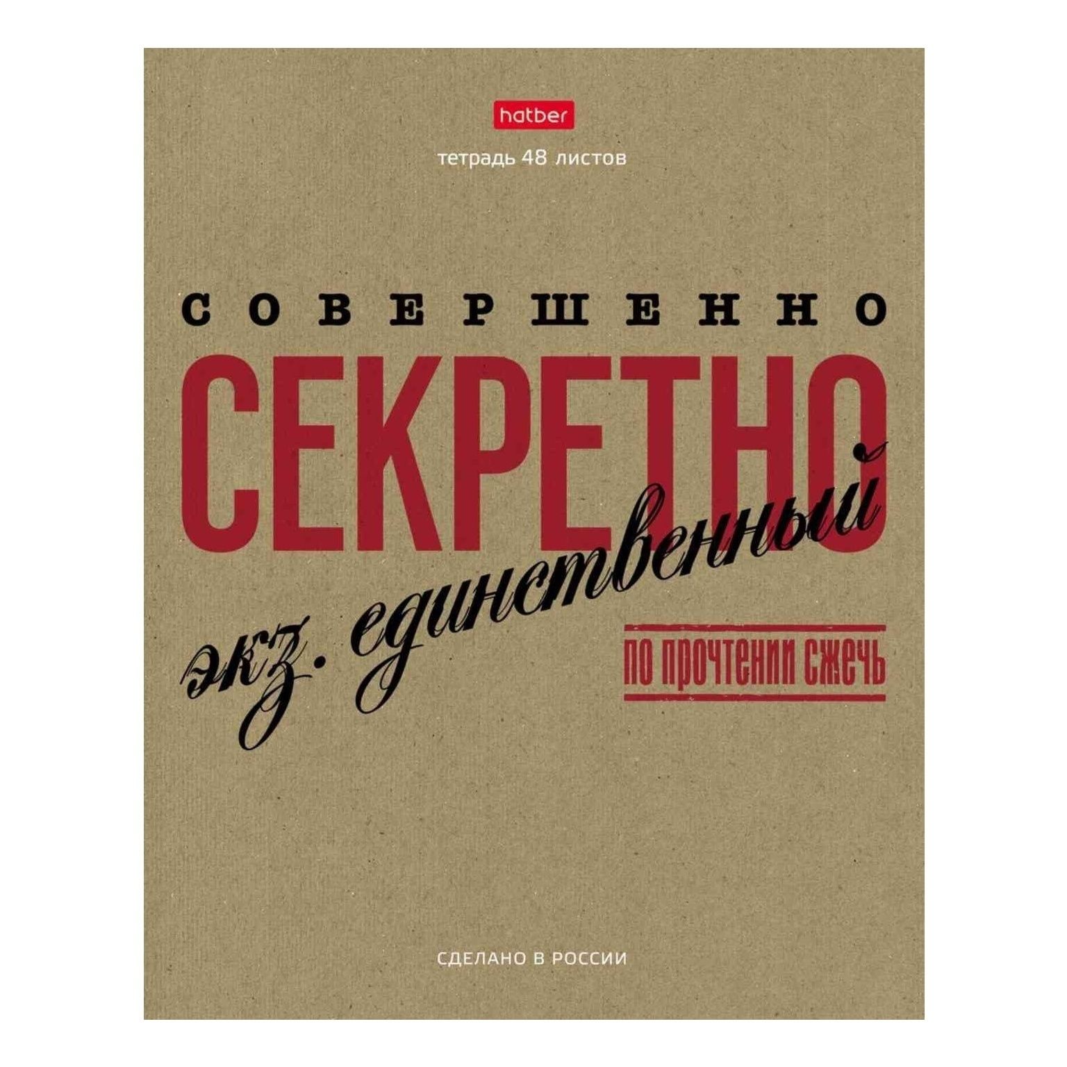 

Тетрадь Hatber Это по-нашему 48 листов А5 в клетку в ассортименте (дизайн по наличию)