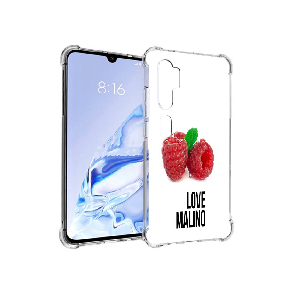 

Чехол MyPads Tocco для Xiaomi Mi Note 10 Pro Бренд лове малино (PT140314.290.36), Прозрачный, Tocco