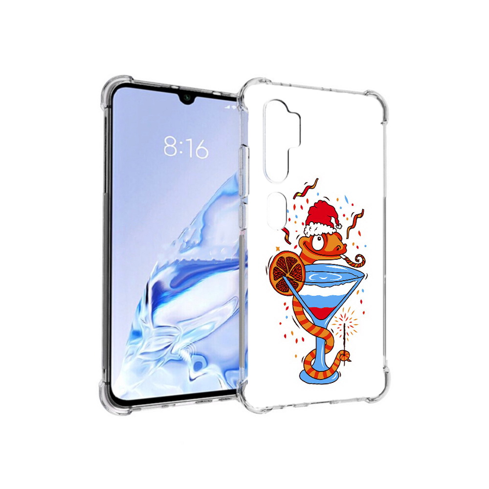 

Чехол MyPads Tocco для Xiaomi Mi Note 10 Pro змейка (PT140314.290.364), Прозрачный, Tocco