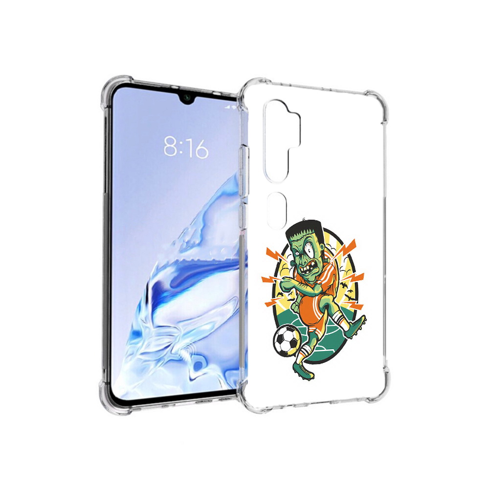 

Чехол MyPads Tocco для Xiaomi Mi Note 10 Pro зомби футболист (PT140314.290.368), Прозрачный, Tocco