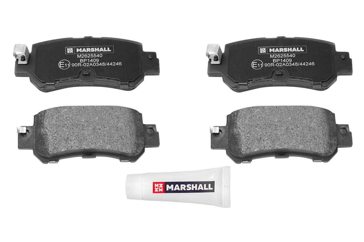 

Тормозные колодки MARSHALL Autoparts задние дисковые M2625540, M2625540