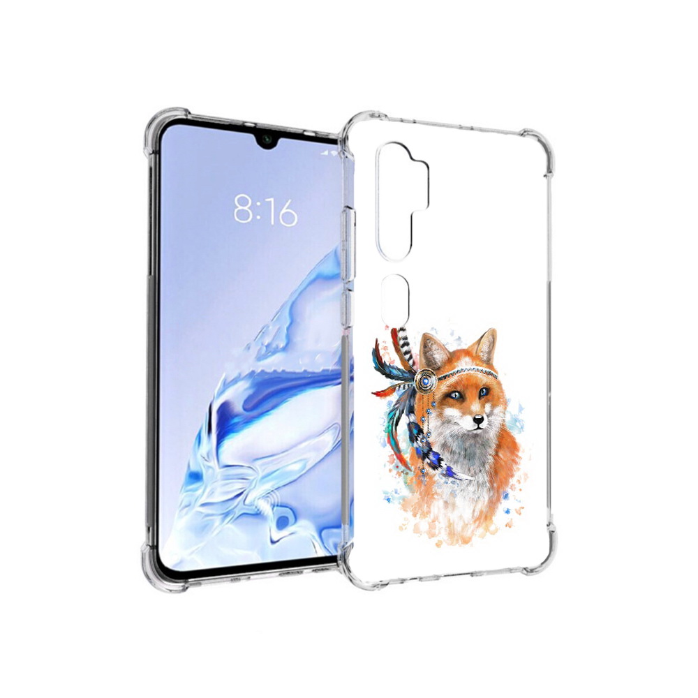 

Чехол MyPads Tocco для Xiaomi Mi Note 10 Pro инду лиса (PT140314.290.377), Прозрачный, Tocco