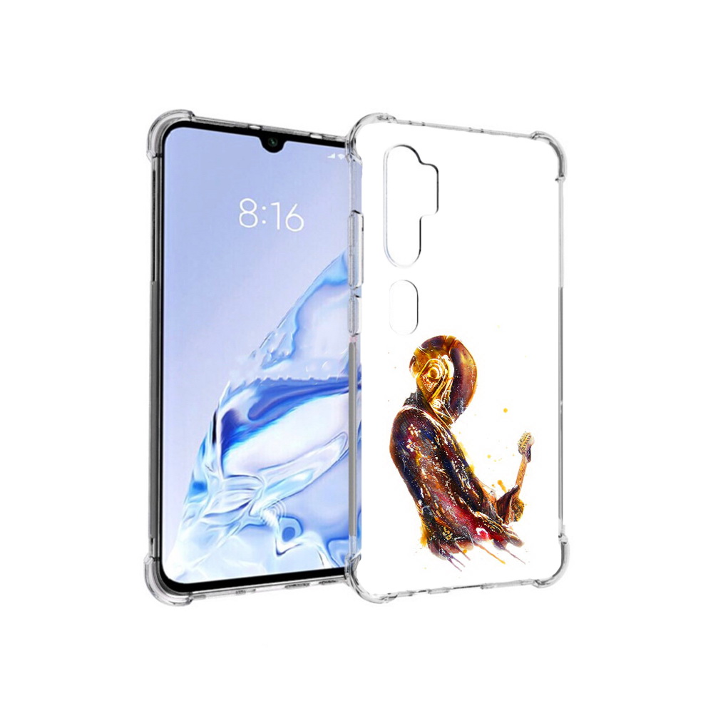 

Чехол MyPads Tocco для Xiaomi Mi Note 10 Pro космо-музыкант (PT140314.290.393), Прозрачный, Tocco