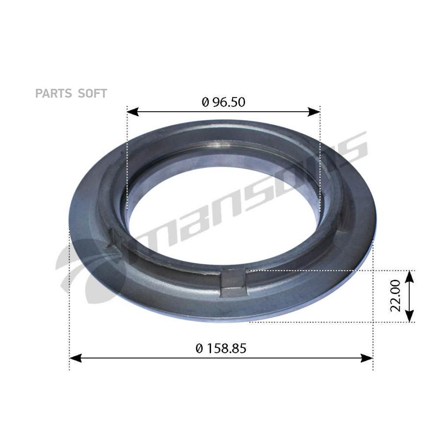 

300339_кольцо уплотнительное (р) ступицы d158x96xd22mm \BPW ECO