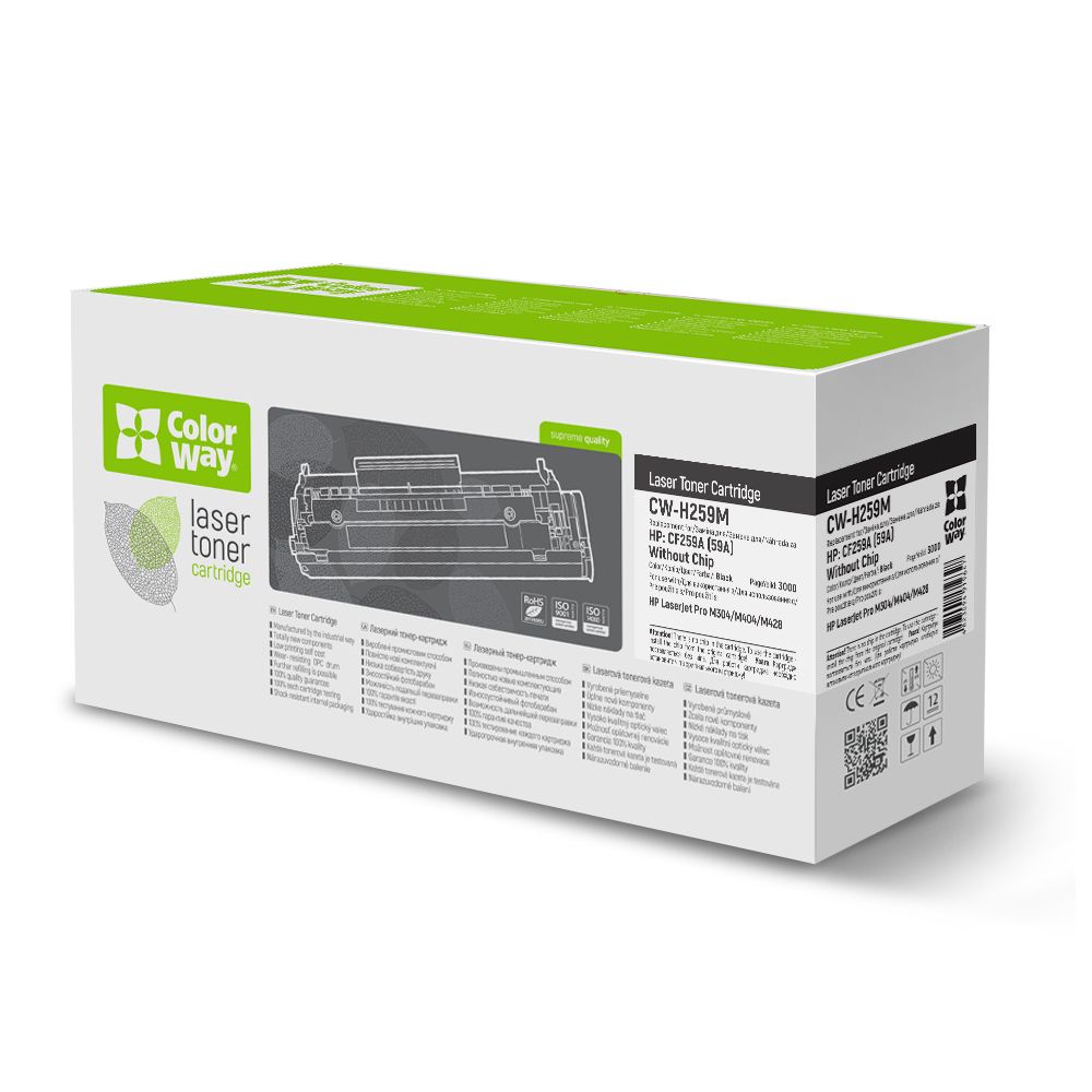 

Картридж Colorway HP (CF259A) M304/404/MFP428 (без чипа), HP (CF259A)