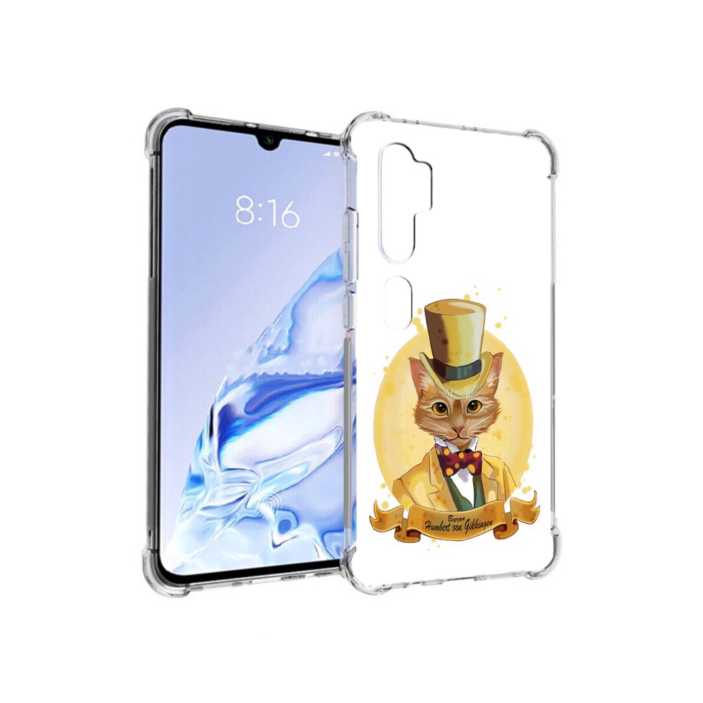 

Чехол MyPads Tocco для Xiaomi Mi Note 10 Pro кот юрист (PT140314.290.401), Прозрачный, Tocco