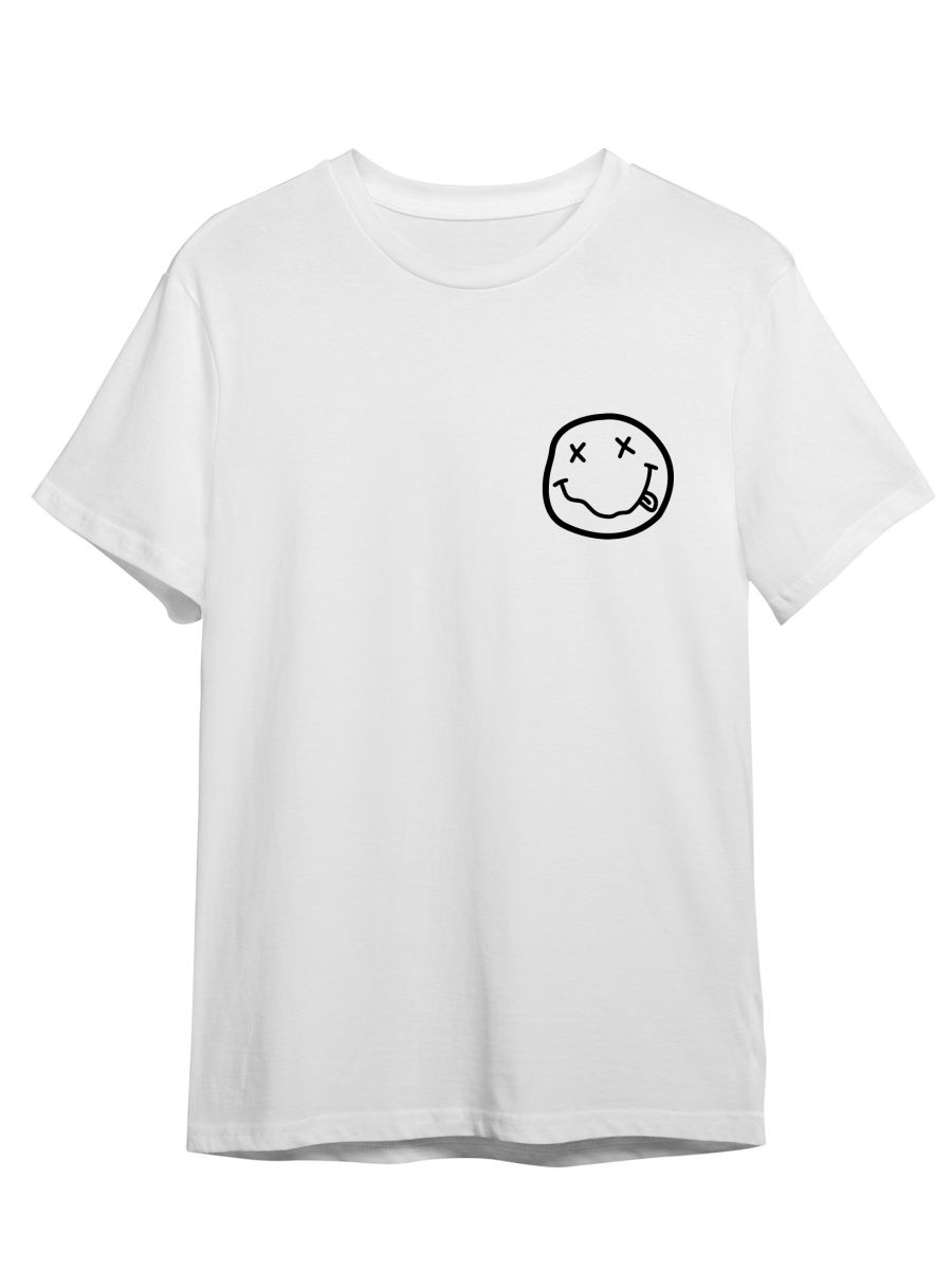 

Футболка унисекс СувенирShop Nirvana/Нирвана/Кобейн 8NBL белая S (44-46), Белый, "Nirvana/Нирвана/Кобейн" 8NBL