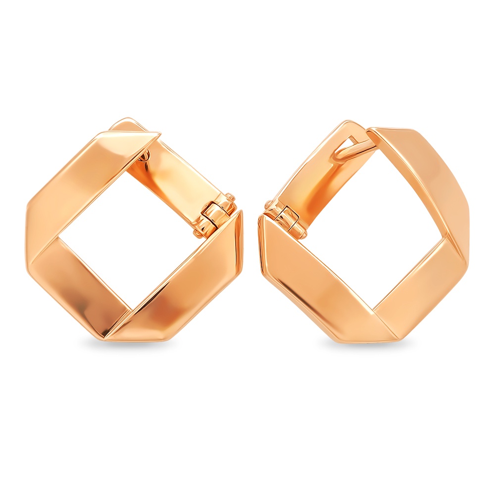 Серьги из красного золота 585Gold 402003611