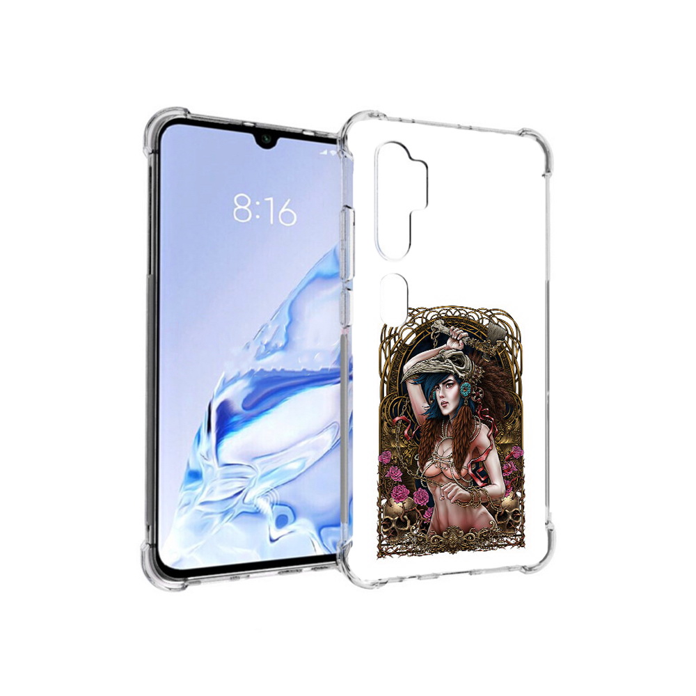 

Чехол MyPads Tocco для Xiaomi Mi Note 10 Pro красивая девушка рисунок (PT140314.290.407), Прозрачный, Tocco