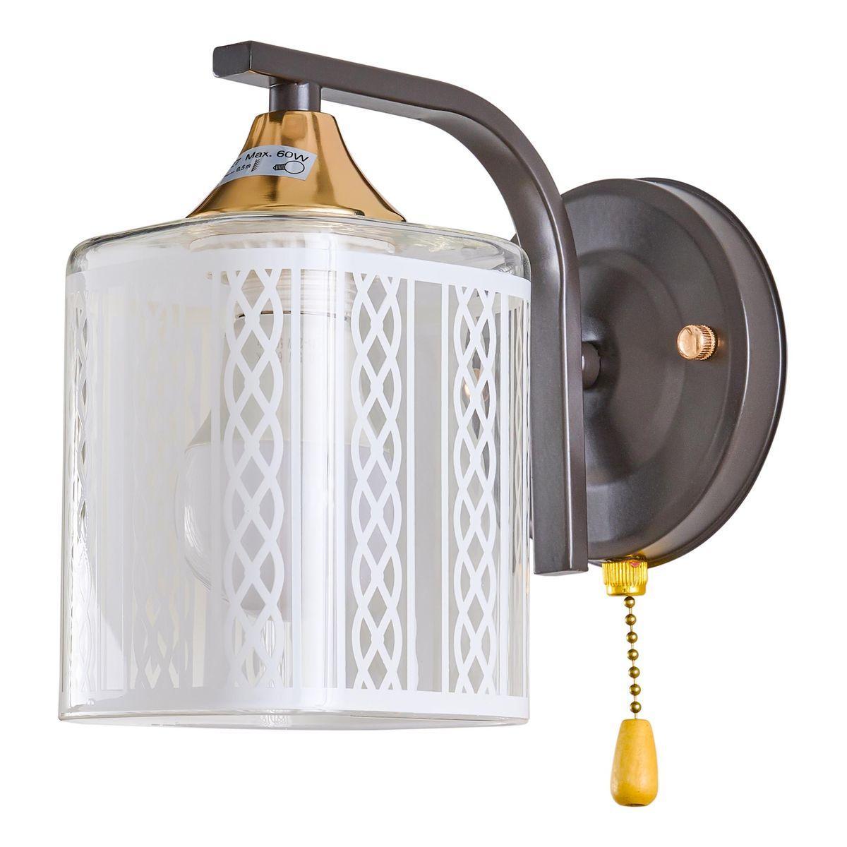 

Бра IMEX MD.4092-1-W BK+AB, MD.4092-1-W BK+AB