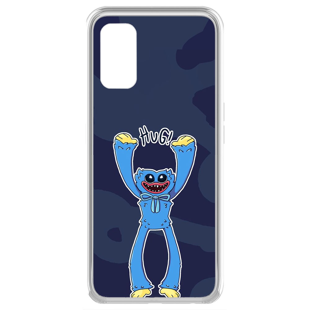 

Чехол-накладка Krutoff Clear Case Хаги Ваги Обнимашки для Realme 7 Pro