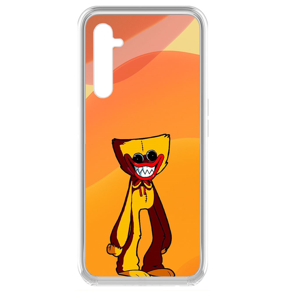 

Чехол-накладка Krutoff Clear Case Хаги Ваги Желтый для Realme 6 Pro
