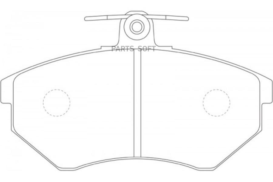 

Колодки тормозные дисковые передние к-т VOLKSWAGEN CADDY 1.4 1995 - 2004 VOLKSWAGEN CADDY
