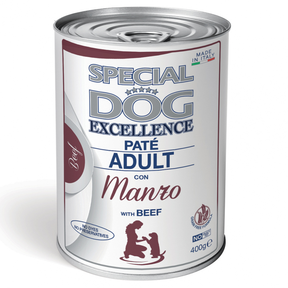 Консервы для собак SPECIAL DOG EXCELLENCE Pate, говядина, 400г