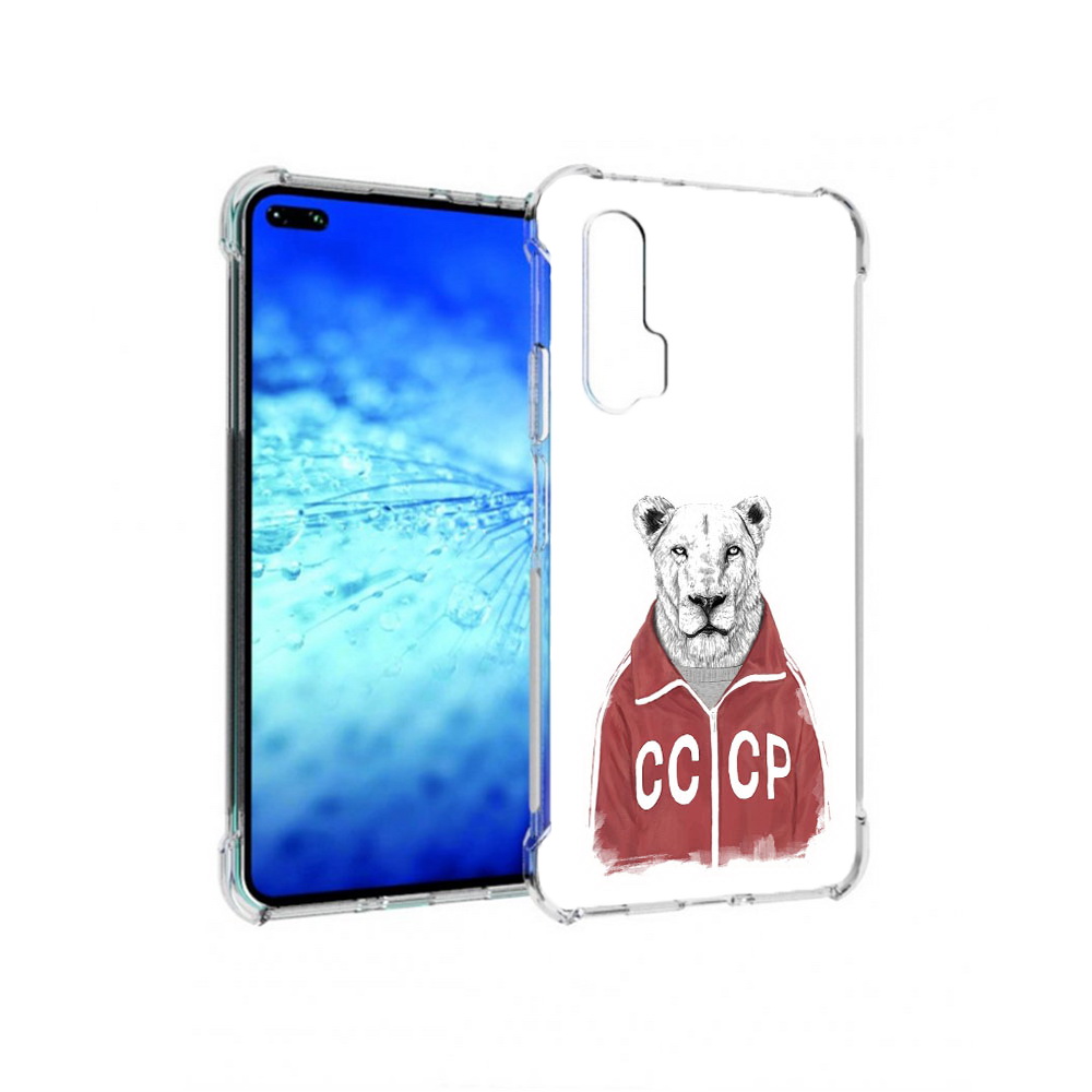 

Чехол MyPads Tocco для Huawei View 30 Pro львица ссср (PT145237.17.450), Прозрачный, Tocco