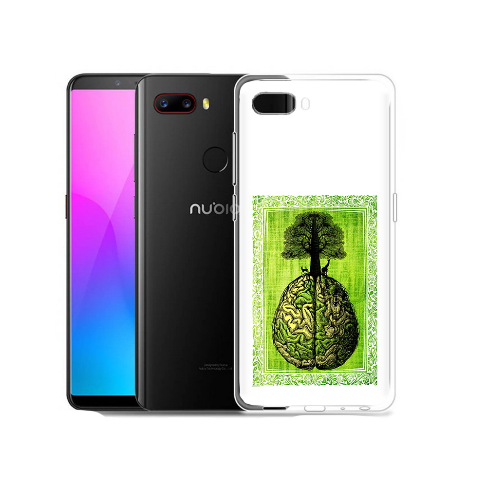 Чехол MyPads Tocco для ZTE Nubia Z18 абстракция здоровый мозг (PT115657.463.211)