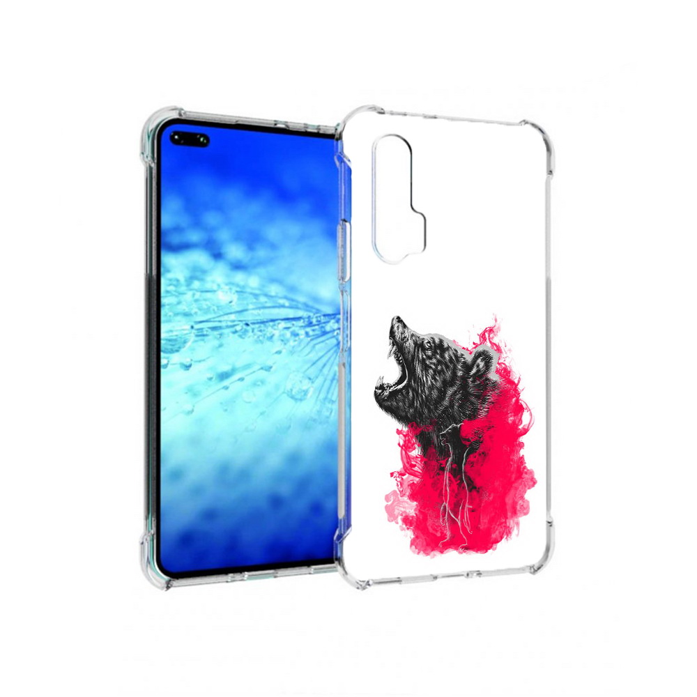 

Чехол MyPads Tocco для Huawei View 30 Pro медведь в дымке (PT145237.17.463), Прозрачный, Tocco