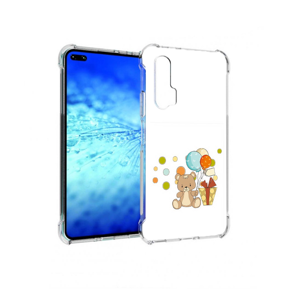 

Чехол MyPads Tocco для Huawei View 30 Pro медвеженок с подарком (PT145237.17.470), Прозрачный, Tocco
