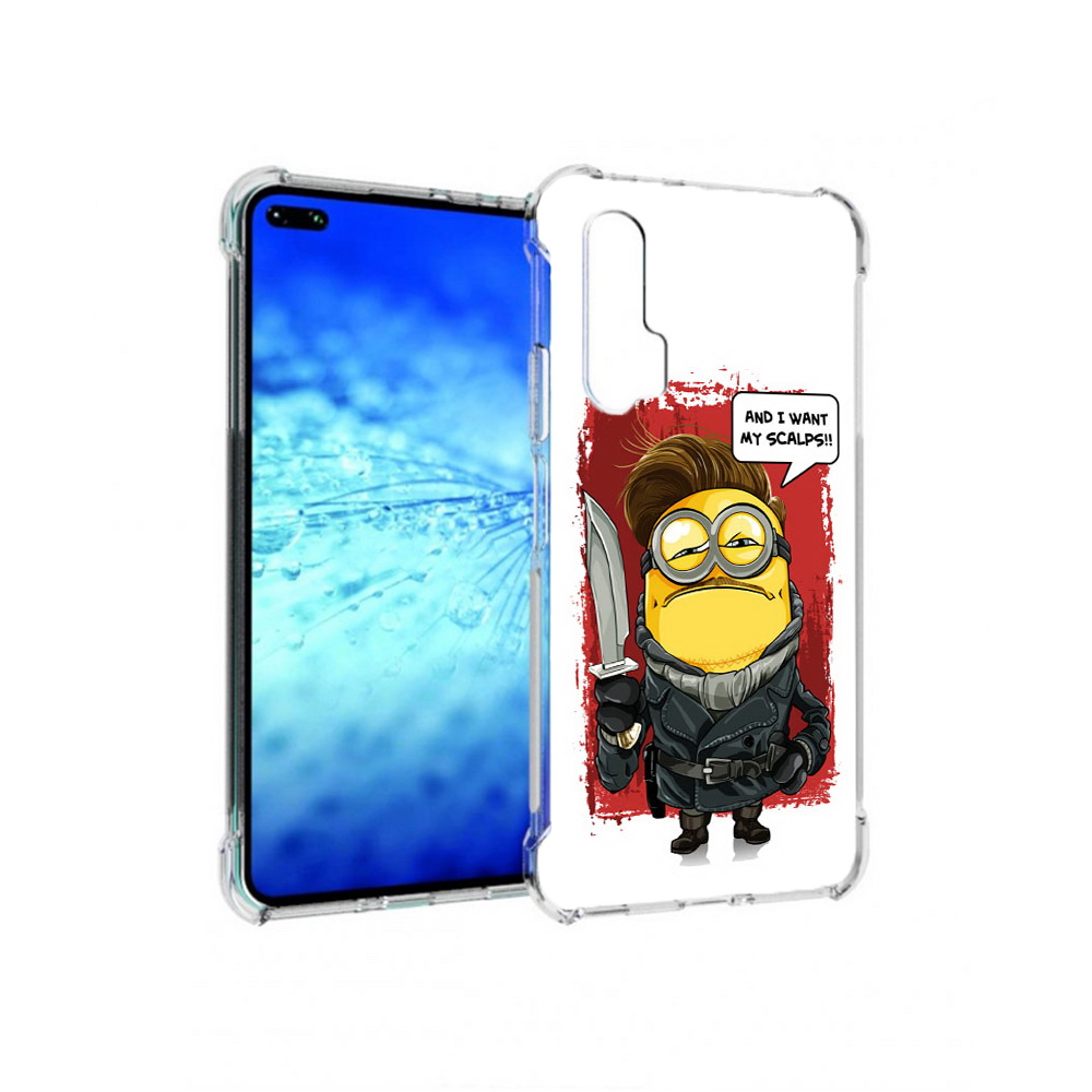 

Чехол MyPads Tocco для Huawei View 30 Pro миньон убийца (PT145237.17.477), Прозрачный, Tocco